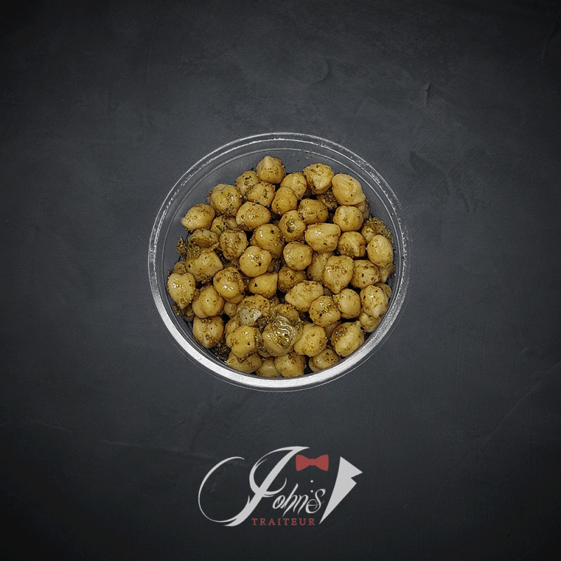 Pois chiches au cumin et échalote