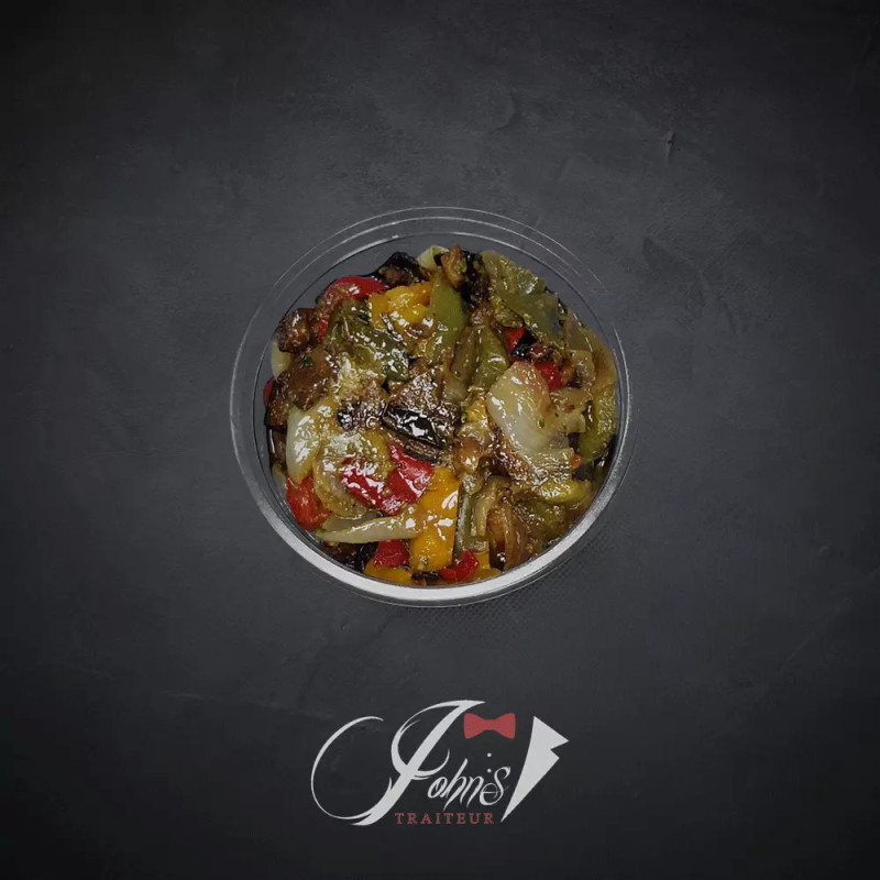 Salade Aubergines Poivrons