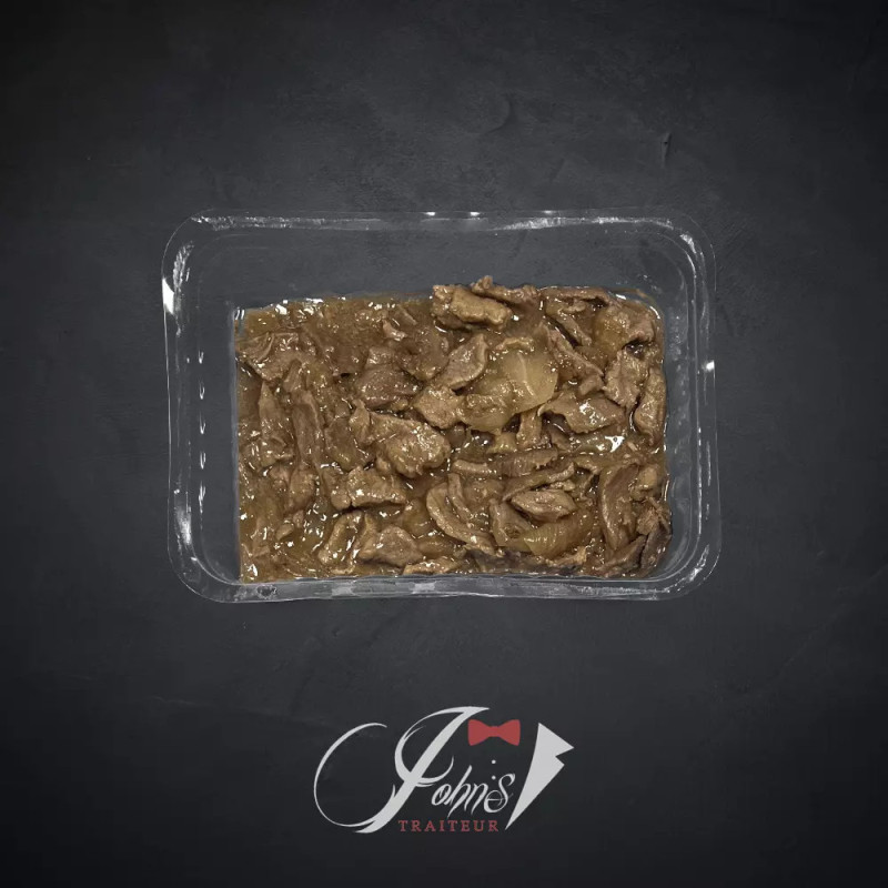 Bœuf Sauté Oignons Caramélisés